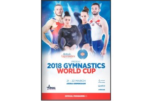 J.C.Trophies advert in the Gymnastics World Cup 2018 Official Programme